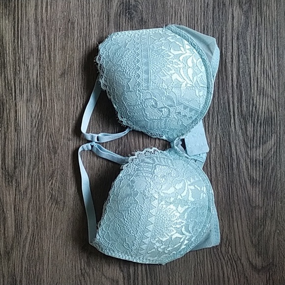 La Senza Blue Lace Lightly Lined Bra - Picture 5 of 7
